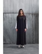 siyah all-5006 elbise