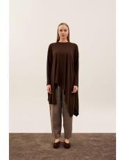 kahverengi 102254 tunik